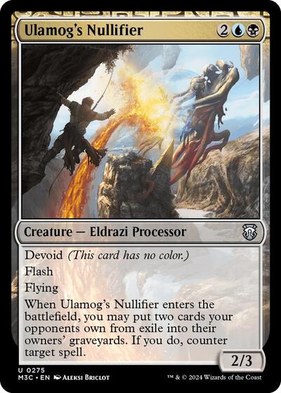 Ulamog's Nullifier (Commander: Modern Horizons 3) Light Play