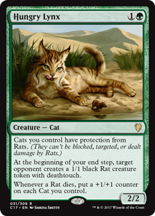 Hungry Lynx (Commander 2017) Light Play