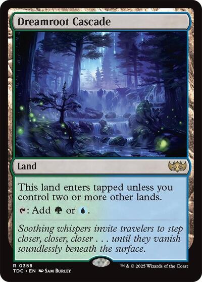 Dreamroot Cascade (Commander: Tarkir: Dragonstorm) Light Play