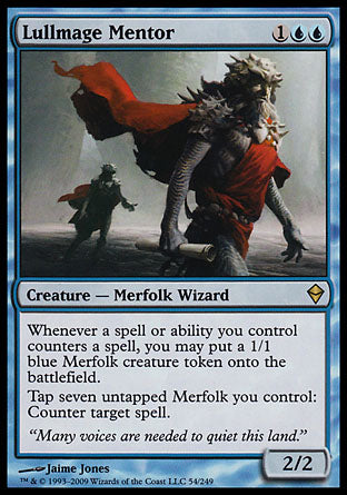 Lullmage Mentor (Zendikar) Light Play
