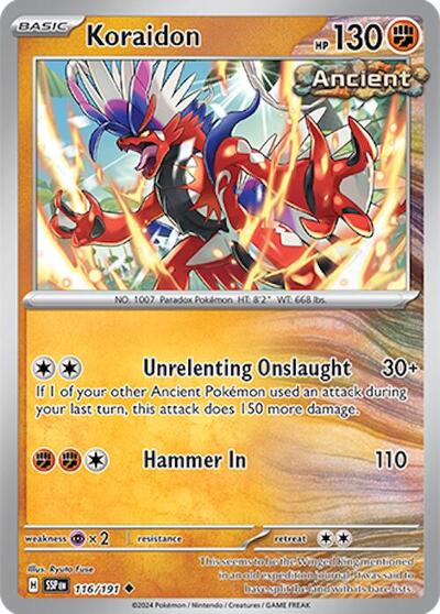 Koraidon (SV08: Surging Sparks) Light Play