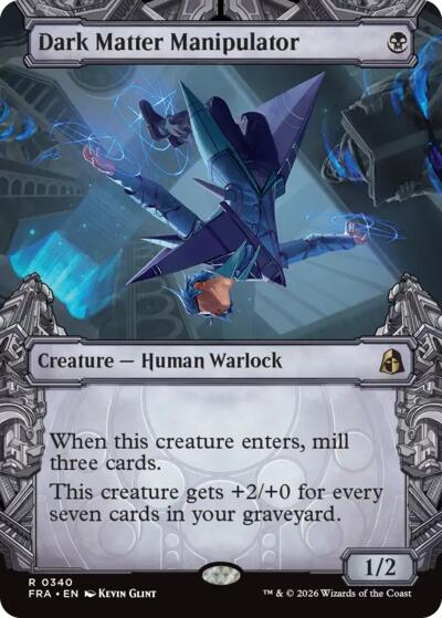 Dark Matter Manipulator (Showcase) (Reality Fracture) Near Mint Foil