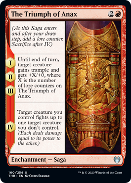 The Triumph of Anax (Theros Beyond Death) Light Play
