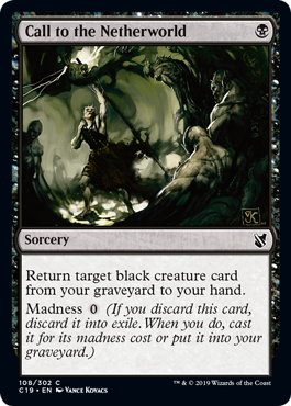 Call to the Netherworld (Commander 2019) Light Play