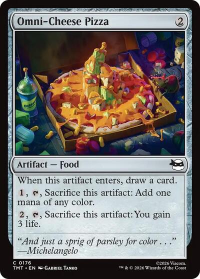 Omni-Cheese Pizza (Teenage Mutant Ninja Turtles) Light Play Foil