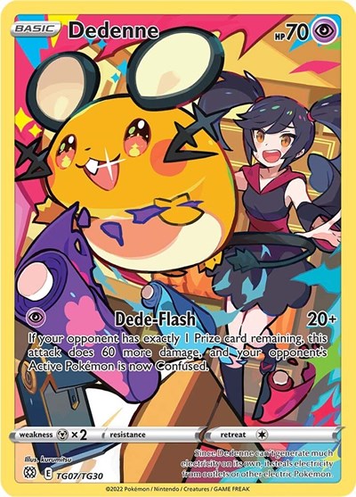 Dedenne (SWSH09: Brilliant Stars Trainer Gallery) Light Play Holofoil