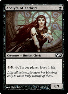 Acolyte of Xathrid (Magic 2010 Core Set) Light Play