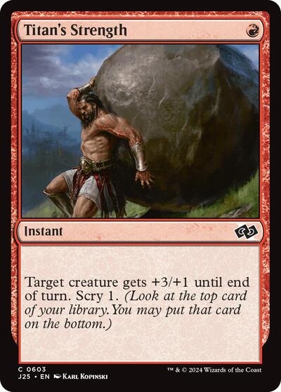Titan's Strength (Foundations Jumpstart) Light Play