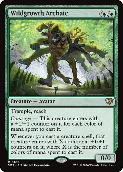Wildgrowth Archaic (Secrets of Strixhaven) Light Play