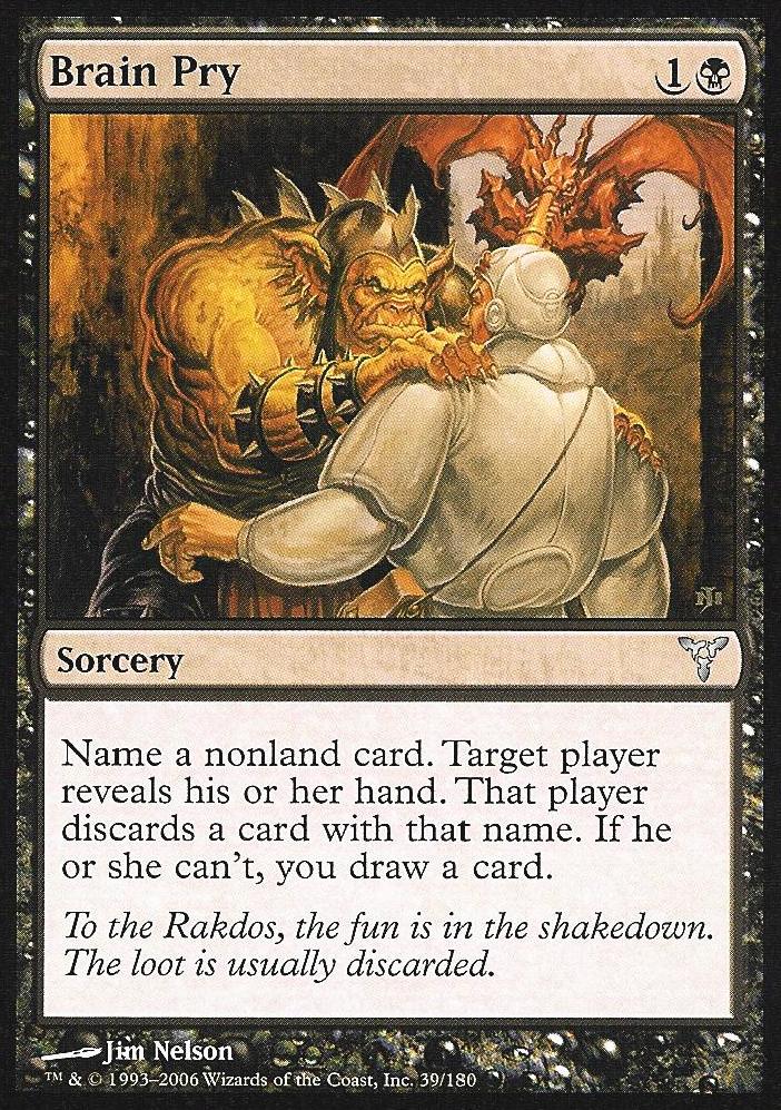 Brain Pry (Dissension) Medium Play