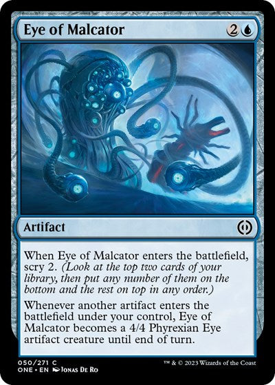 Eye of Malcator (Phyrexia: All Will Be One) Light Play