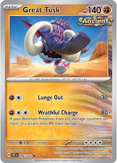 Great Tusk - 096 (SV05: Temporal Forces) Light Play