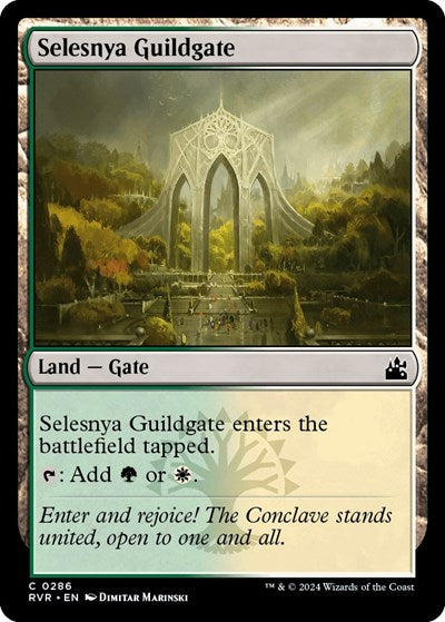 Selesnya Guildgate (Ravnica Remastered) Light Play