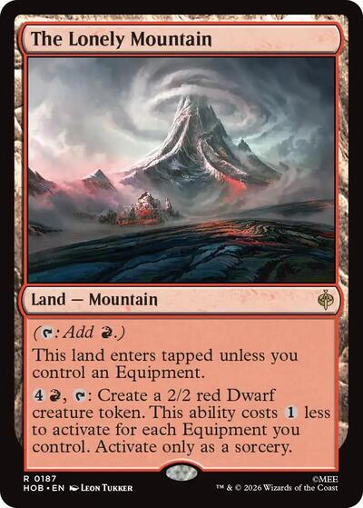 The Lonely Mountain (The Hobbit) Light Play
