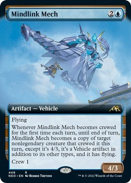 Mindlink Mech (Extended Art) (Kamigawa: Neon Dynasty) Light Play