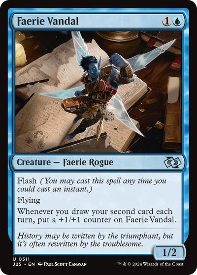 Faerie Vandal (Foundations Jumpstart) Light Play