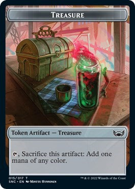 Treasure Token (015) (Streets of New Capenna) Light Play