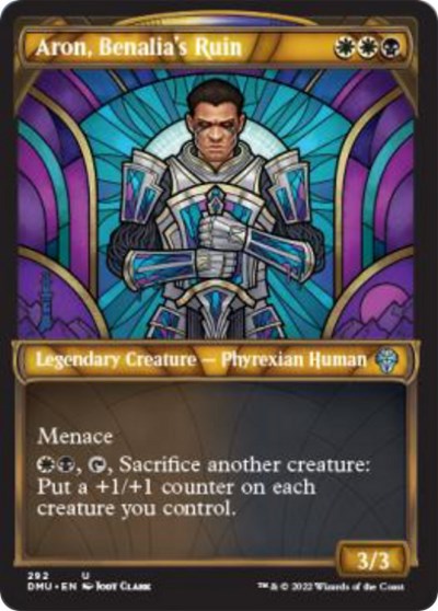 Aron, Benalia's Ruin (Showcase) (Dominaria United) Light Play Foil