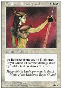 Kjeldoran Royal Guard (5th Edition) Light Play