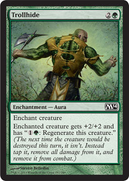 Trollhide (Magic 2014 Core Set) Light Play