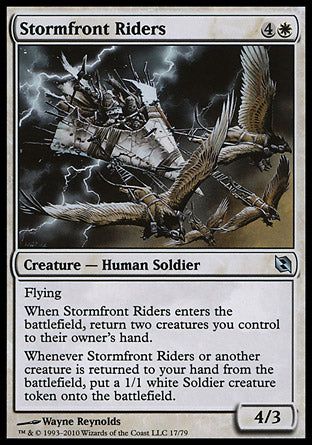 Stormfront Riders (Duel Decks: Elspeth vs Tezzeret) Medium Play