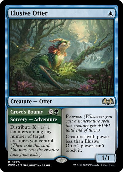 Elusive Otter (Wilds of Eldraine) Light Play