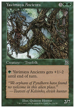 Yavimaya Ancients (Flavor text: Taaveti) (Alliances) Light Play