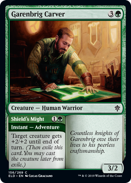 Garenbrig Carver (Throne of Eldraine) Light Play