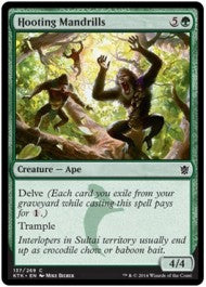 Hooting Mandrills (Khans of Tarkir) Light Play