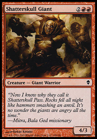 Shatterskull Giant (Zendikar) Near Mint