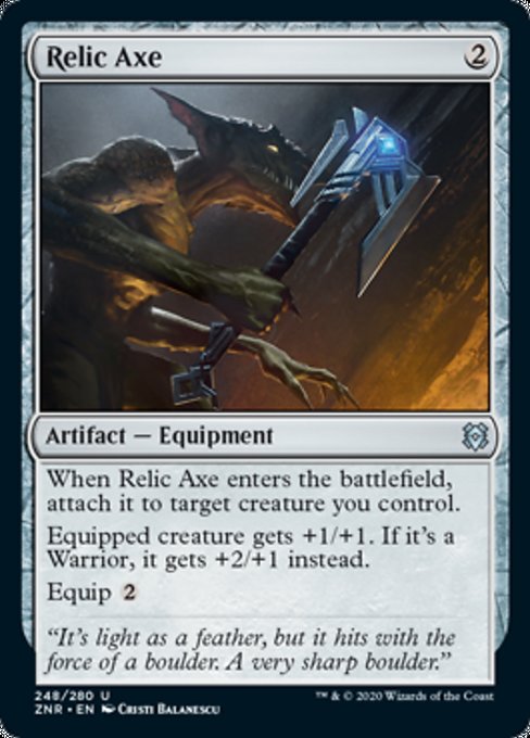 Relic Axe (Zendikar Rising) Light Play