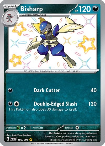 Bisharp (SV: Paldean Fates) Light Play Holofoil