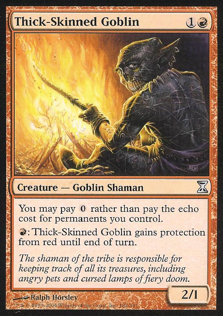 Thick-Skinned Goblin (Time Spiral) Light Play