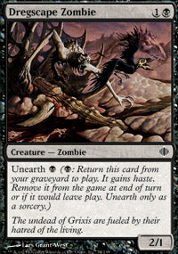 Dregscape Zombie (Shards of Alara) Light Play