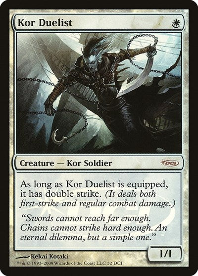 Kor Duelist (Promos: WPN and Gateway) Medium Play Foil