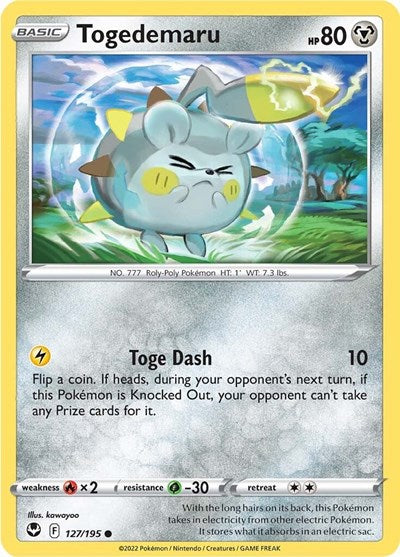 Togedemaru (SWSH12: Silver Tempest) Light Play