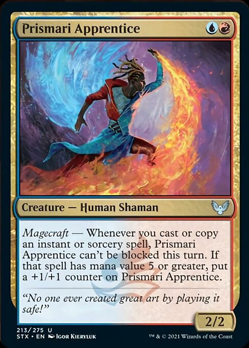 Prismari Apprentice (Strixhaven) Light Play