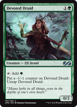 Devoted Druid (Ultimate Masters) Medium Play Foil