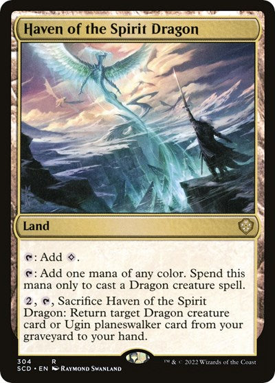 Haven of the Spirit Dragon (Commander 2022 Starter Decks) Light Play