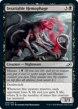 Insatiable Hemophage (Ikoria: Lair of Behemoths) Light Play Foil