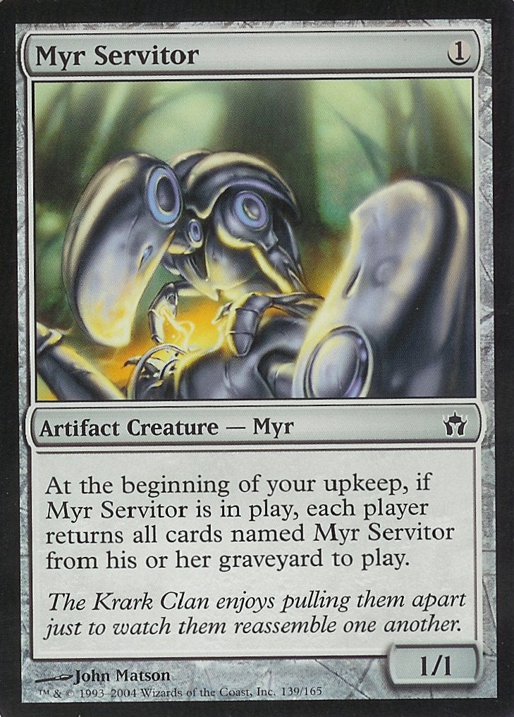 Myr Servitor (Fifth Dawn) Medium Play
