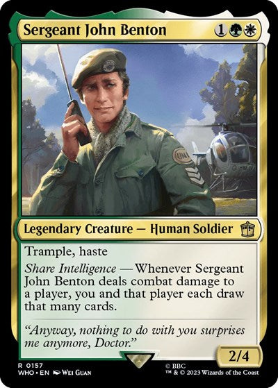 Sergeant John Benton (Universes Beyond: Doctor Who) Light Play
