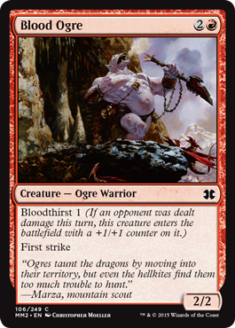 Blood Ogre (Modern Masters 2015) Light Play