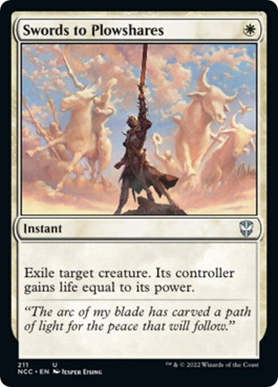 Swords to Plowshares (Commander: Streets of New Capenna) Light Play