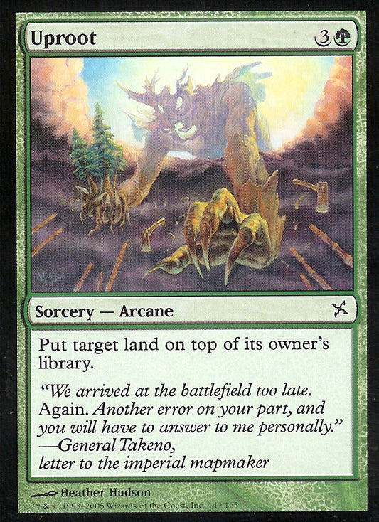Uproot (Betrayers of Kamigawa) Light Play