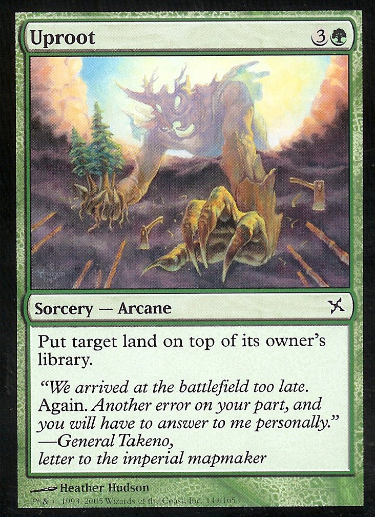 Uproot (Betrayers of Kamigawa) Light Play