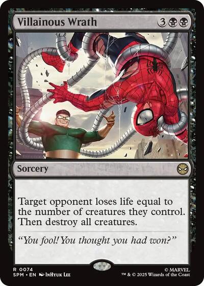 Villainous Wrath (Marvel's Spider-Man) Light Play Foil