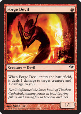 Forge Devil (Dark Ascension) Light Play Foil