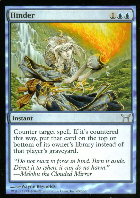 Hinder (Champions of Kamigawa) Light Play