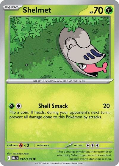 Shelmet (SV09: Journey Together) Light Play Reverse Holofoil